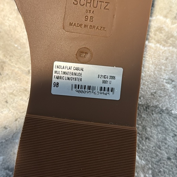SCHUTZ Enola Linen Sandal - Picture 10 of 12